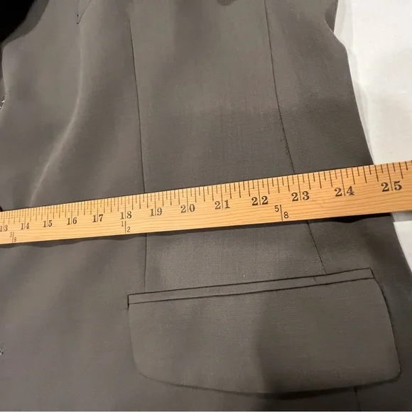 Calvin Klein Men Size 48R Suit Jacket Taupe 100% Wool Dry Clean Contemporary NWT - Picture 14 of 16